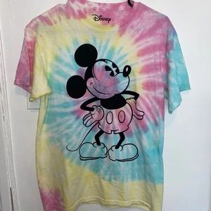 Mickey Mouse Pastel Tie Dye Shirt